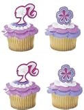 Barbie Silhouette Cupcake Topper Decoration -24CT