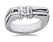 0.20 ctw Men's Diamond Ring in Platinum