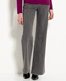 AK Anne Klein Grey Stretch Trouser-Style Jeans