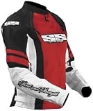 Speed And Strength Kiss ‘N Tell Ladies Textile Motorcycle Jacket Red/White/Black Extra Large XL