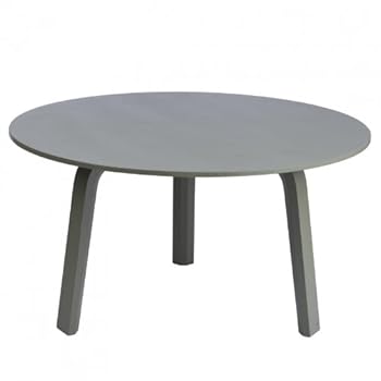 Bella - Table d'Appoint Ø 60cm chêne teinté vert olive/Ø 60 x H 39 cm