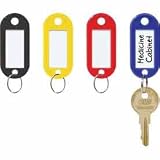 201400647 Key Tag with Label Window Assorted - 20 Pack