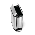 simplehuman Butterfly Pedal Bin with Fingerprint-Proof Brushed Stainless Steel Finish, 30 Litre