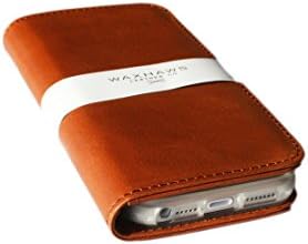 iPhone 5 5s 5c Wallet Full Grain Leather "The Classic" (Whiskey)