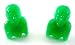 Green Buddha Buddhist Zen Cufflinks