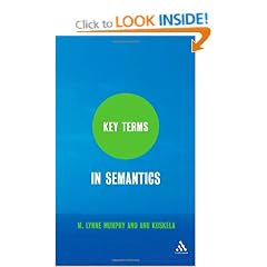 Key Terms in Semantics