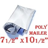 100 (One Hundred S2 (Dimension 7 1 2 X 10 1 2) Poly Mailers) Tear-proof, Water-resistant... by Road Warrior