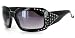 Martinique 10549 Designer-Inspired High Fashion Sunglasses with Dozens of Austrian Crystals For Stylish, Sexy Women