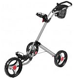 CaddyLite 13.5 Golf Push Cart Black with FREE Umbrella Holder $20 VALUE.