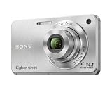Sony Cyber-shot DSC-W360 – Appareil photo numérique – compact – 14.1 Mpix – zoom optique : 4 x – mémoire prise en charge : MS Duo, SD, MS PRO Duo, Memory Stick PRO Duo Mark2, Carte mémoire SDHC, MS PRO-HG Duo – argenté