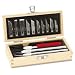 X Acto X5082 Basic Knife Set with Wood Chest