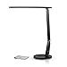 GUANYA 14W Dimmable LED Desk Lamp 10-Level Dimmer, Touch-Sensitive Control Panel, 1-Hour Auto Timer, 1200mA USB Charging Port (GY-LA-K508B)