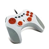 Genius MaxFire Blaze2 Vibration Gamepad for PlayStation and PS2. Turbo function key for superior control especially in action or shooting games.