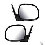 1996 - 1997 Isuzu Hombre Black Foldaway Manual Mirror (below eyeline) Set. Left Hand... by Jkdautoparts