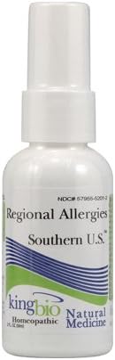King Bio Homeopathic Regional Allergies Southern U.S. - 2 fl oz