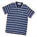 YSL Stripe Polo Navy Large