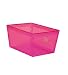 Storage Solutions 0534P12 Small 5-1/8-by-7-1/4-by-9-15/16-Inch Storage Bin, 12-Pack, Pink