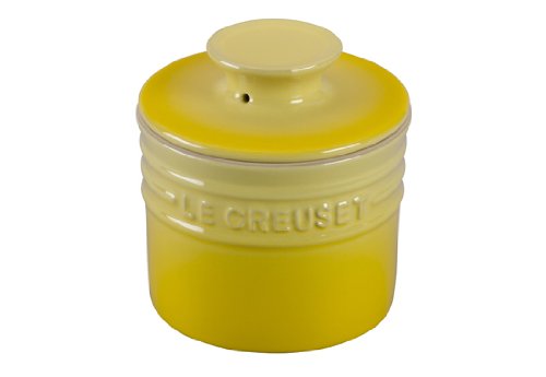 Le Creuset Stoneware Butter Crock, 6-Ounce, Soleil