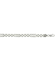 Sterling Silver Rolex Link Bracelet (Available in 7 in. & 8 in.), 1/4 in. (7mm) wide