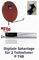 P748 dig. Satanlage 2 TN, FTE PR 80 AR, 2x FTE Max S 92