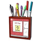 Rich Diesslins Funny General - Editorial Cartoons - Lils Yoga - Now Hiring - All Positions - Tile Pen Holders-5 inch tile pen holder
