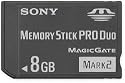 Sony 8 GB Memory Stick PRO Duo Flash Memory Card MSMT8G