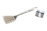 G&S Design Stainless Steel and Silicone Slotted Turner, White