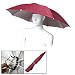 Red Umbrella Hat Golf Fishing Camping Headwear Cap