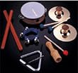 6-PIECE RHYTHM INSTRUMENT SET