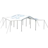 ShelterLogic 10x20 1-3 8 8-Leg Canopy with Extension Kit (White) by 