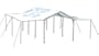 ShelterLogic 10x20 1-3/8" 8-Leg Canopy with Extension Kit (White)