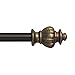 Kenney Othello Petite Café Decorative Window Curtain Rod, 28-48
