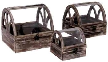 Succulent / Fairy Garden Domed Terrarium - Set of 3