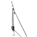 Carolina North Hang 'em High Hand Chain Hoist, Hook Mount, 250 lbs Capacity, Lift, Headroom