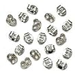 Sterling Silver Earring Backs (Earnuts) Med. (20)