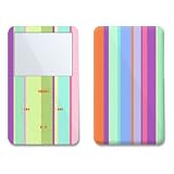 Spring Stripes Design Skin Decal Sticker for Apple iPod video 30GB/ 60GB/ 80GB Player