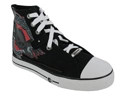 Harley-Davidson Men's HARLEY DAVIDSON SHOES RUNE CANVAS HI 8 (BLACK)