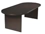 Race Track Oval Table with Modesty Panel
