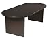 Race Track Oval Table with Modesty Panel