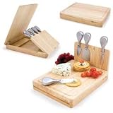 Picnic Time Asiago Folding Cheese Serving Set