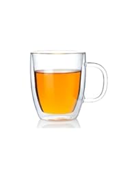 Single Detail Page Misc: Moyishi Double Walled Clear Glass Borosilicate Heatproof Glass Mug ,500ml - Moyishi