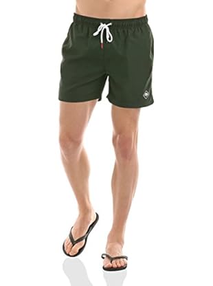 Hot Buttered Bóxer Baño Jimbaran (Verde Militar)