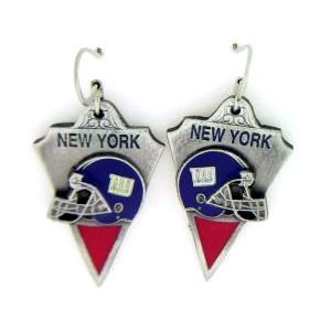NFL New York Giants Cast Dangle Earrings
