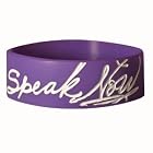 Taylor Swift - Exclusive Speak Now Purple Rubber Bracelet