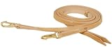 TORY LEATHER Split Reins with Brass Snaps - Harness Leather - 5/8 x 7'