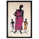 NOVICA Folk Art Painting - 'Mother Africa'
