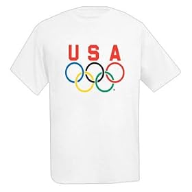 Team USA 5 Rings Logo Short-Sleeve Tee Shirt
