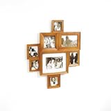 Umbra Huddle Medium Wood Collage Frame- Honey
