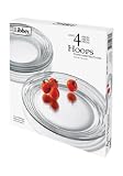 4 pc Hoops Dinner Plate Set by Libbey