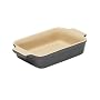 Le Creuset Stoneware Rectangular Dish, Granite, 19 cm